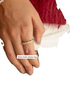 Bague de fiançailles en moissanite, argent sterling 925, personnalisée et autres bijoux en diamant, cadeau pour elle - Product Image 2