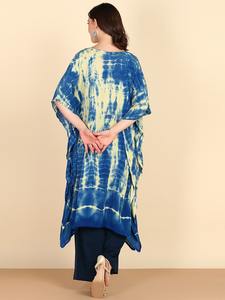 High Quality Designer Rayon Solid Daily Casual Knitted 220g <b>Kaftan</b> for Women Sweetheart Neck 3/4 Sleeve <b>Summer</b> Regular Fit - Product Image 2