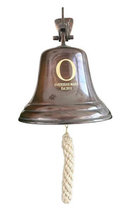 Campana Náutica Grande de 11 Pulgadas, Campana de Barco de Latón Hecha a Mano, Decoración de Pared |   Decoración de Casa de Playa Costera |   Regalo Marítimo Vintage - Product Image 6