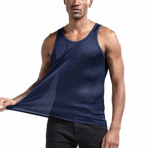 Mens Breathable Mesh Tank Top Quick Dry Sleeveless Athletic Vest Lightweight Summer Fitness Gym Running Sportswear - Product Image 1