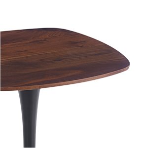 bedside <b>table</b> metal frame wood top <b>sofa</b> side <b>table</b> metal wood small end <b>table</b> wood and metal Iron & Sol - Product Image 3