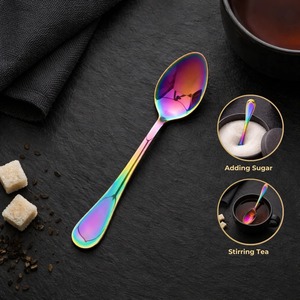 Ensemble de couverts en métal minimaliste noir mat, compatible lave-vaisselle, pour les occasions de mariage - Product Image 6