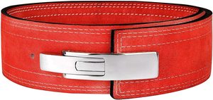 เข็มขัดยกน้ำหนักหนังแท้แบบมีหัวเข็มขัดแบบคันโยกสำหรับออกกำลังกาย ฟิตเนส ดิป พูลอัพ สควอท ขายส่งแบบดรอปชิป - Product Image 3