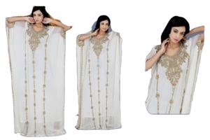 2022 Dubai Style Kaftan Farasha Design Handwork with Stone Beads New Traditional Muslim <b>Clothing</b> <b>Accessories</b> Kaftan - Product Image 3