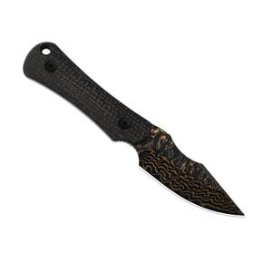 Cuchillo de cocina de acero damasco y cobre, herramienta culinaria hecha a mano para el hogar, restaurante, preparación y corte de carne, verduras y frutas. - Product Image 5