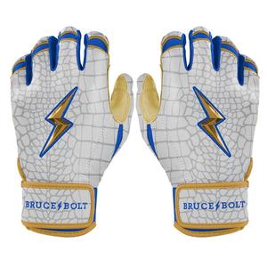 2026 Wholesale NOVERA INDUSTRIES Professional Leather Baseball Batting Gloves <b>Hook</b> Loop Closure Quick-Dry Breathable Lightweight - Product Image 1