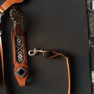 Bridon de tête de cheval occidental à perles tendance, exportateurs indiens à prix de gros, prêt à être expédié, bridon de rodéo - Product Image 4