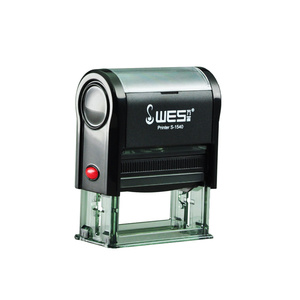 Wes tự-mực tem tự động tem Máy sellos tự động đánh số con dấu ngày niêm phong hình chữ nhật 15*40 mét - Product Image 2