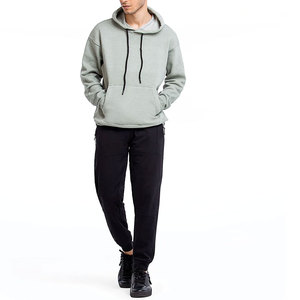 Sudadera con Capucha de Forro Polar para Hombre, Mezcla de Poliéster/Algodón, Secado Rápido, Transpirable, Logotipo Frontal Personalizable, Impresión OEM - Product Image 1