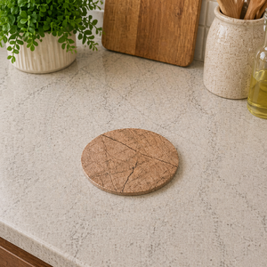 Agra Heritage Luxury <b>Marble</b> <b>Coaster</b> Handmade 10mm Thick Natural Stone Drink Plate for Kitchen Countertop Premium Table Decor - Product Image 3