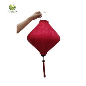 Linternas de Seda Hoi Vietnamitas Hechas a Mano, con Marco de Bambú Plegable, Linterna Colgante Artesanal, Ecológica, de Alta Calidad, Decoración para Fiestas - Product Image 5