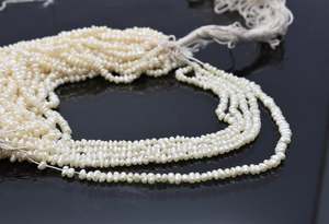 Natural Tiny Pearl Beads Freshwater Genuine Seed Pearls <b>Small</b> Size 1 To 1.5 mm AAA Quality White Pearl Beads For Jewelry Making - Product Image 4