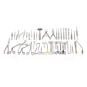 Kit d'instruments chirurgicaux manuels en acier pour la chirurgie nasale, la mini-gynécologie, l'orthopédie de base, la laparotomie, la chirurgie vétérinaire, la chirurgie du genou, la chirurgie mineure et la chirurgie nasale majeure, 10 pièces - Product Image 2