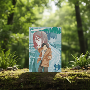 Chainsaw Man Volume 9 par l'auteur Tatsuki Fujimoto, livre broché personnalisé, impression de couverture souple - Product Image 2