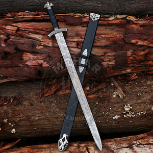 Espadas de Acero de Damasco de Primera Calidad al por Mayor, Espadas de Acero de Damasco con Logotipo Personalizado a Precio Económico - Product Image 6