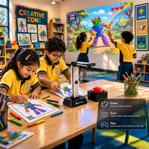 Escáner de Arte Interactivo para Niños: Convierte Dibujos Creativos en Juegos de Movimiento y Experiencias Divertidas - Product Image 3