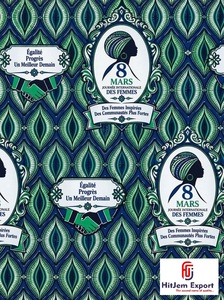 Tissu en coton imprimé africain Ankara pour la mode féminine, fabricant OEM ODM sur mesure, fournisseur en gros - Product Image 2