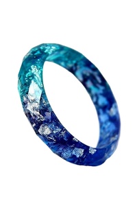 DIVERS Bijoux Résine Acrylique Bracelet Bracelet Exagéré Éblouissant Multicolore Large Irrégulier Carré Acrylique Bracelets Pour Femmes - Product Image 6