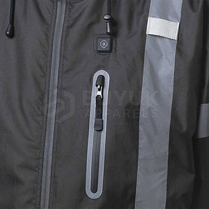 Chaqueta Reflectante Transpirable y Resistente al Viento de Alta Visibilidad para Seguridad Vial, Trabajo y Protección Contra Incendios con Paquete de Respirador - Product Image 6