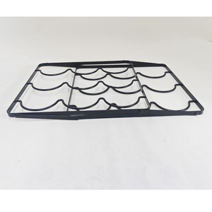 ชั้นวางไวน์โลหะพับได้ ที่วางขวดไวน์ ชั้นวางเก็บไวน์ประหยัดพื้นที่ - Product Image 5