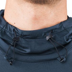 Sudadera Deportiva de Punto Azul Marino para Hombre, Sudadera con Capucha Elástica para Entrenamiento, Gimnasio, Ropa Deportiva Activa de Manga Larga - Product Image 4