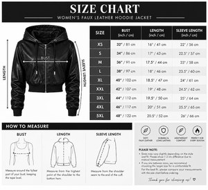 Veste à capuche unisexe noire en cuir véritable écologique à séchage rapide, coupe courte, avec poche avant, style streetwear hiver - Product Image 4