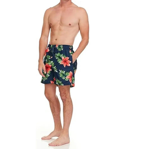 Summer High Street Style Custom Logo <b>Mens</b> Swim Shorts 100% Cotton Swim <b>Trunks</b> Mesh Breathable Eco-Friendly - Product Image 4