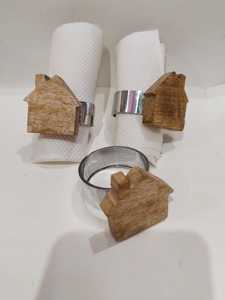 New Style Wood <b>Resin</b> Napkin <b>Ring</b> Tableware Decor Epoxy <b>Resin</b> Napkin <b>Ring</b> Modern Style factory wholesale For Kitchen Hotel Use - Product Image 2