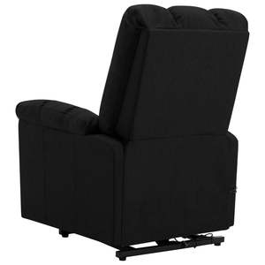 Fauteuil inclinable 100 % polyester noir avec fonction de levage électrique, en contreplaqué, fer et coton PP - Product Image 5