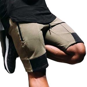 Pantalones Cortos Deportivos para Hombre, Cómodos, de Cintura Media, Secado Rápido, Transpirables, Color Sólido, Casuales, para Fitness, con Estampado, para Fisicoculturismo - Product Image 6