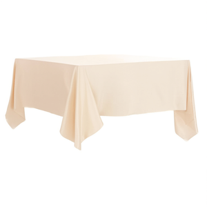 Housse de table carrée en polyester tissé écologique Serena 4x4 pieds pour la décoration d'hôtels, mariages, banquets et événements - Product Image 1