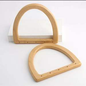 ด้ามจับไม้เนื้อแข็งแบบเป็นมิตรต่อสิ่งแวดล้อมสำหรับกระเป๋า งานฝีมือไม้ไผ่และไม้ทำมือสำหรับเป็นของขวัญและงานฝีมือ - Product Image 2