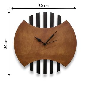 Modern Metal Quartz Analog <b>Wall</b> <b>Clock</b> Abstract Geometric Decorative Luxury Home Decor for Living Room <b>Bedroom</b> Entryway - Product Image 3
