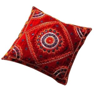 100% Cotton Velvet Fabric Mirror Patchwork Cushion <b>Cover</b> Soft Texture Embroidery Trending Decorative Pillow <b>Cover</b> Latest Sale - Product Image 4