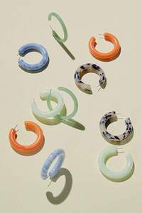 งานฝีมือเรซิ่น ต่างหูแฟชั่นระดับพรีเมียม เครื่องประดับหรูหรา สำหรับงานปาร์ตี้ ลำลอง หรืองานเฉลิมฉลอง ทำด้วยมือ ทนทานใช้งานได้ยาวนาน - Product Image 3