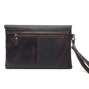 Business Modern Vintage Durable Genuine Leather Sling Waterproof <b>Laptop</b> <b>Sleeve</b> with Handle Closure for Daily Use LS-0233 - Product Image 6