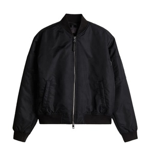 Veste décontractée coupe-vent pour homme avec logo personnalisé, collection automne-hiver 2026, veste bomber à manches longues pour homme - Product Image 1