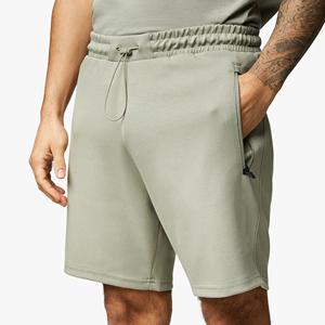 Shorts de sport pour hommes, 5 pouces, logo personnalisé, couleur unie, taille oversize, vêtements de sport pour hommes, fabriqués au Pakistan, service OEM. - Product Image 3