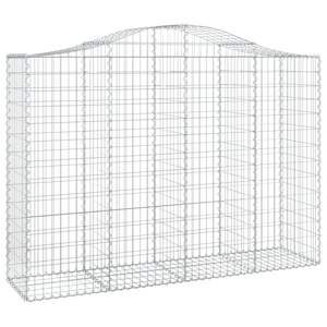 Panier gabion en fil de fer galvanisé argenté extra large - Product Image 2