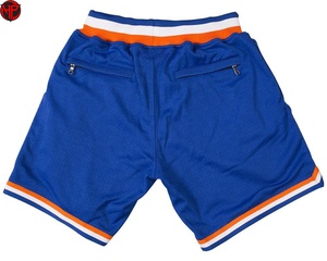 Shorts de basketball personnalisés pour hommes, séchage rapide, respirants, en tissu tricoté, avec cordon de serrage, 100 % polyester, entraînement sportif, OEM - Product Image 5