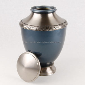 Urnas de cenizas de latón para cremación, urnas de gran tamaño para adultos, contenedor de ceniza funeraria - Product Image 2