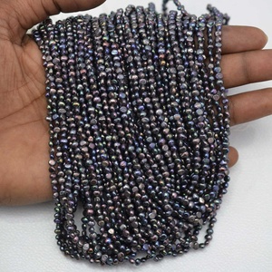 Perlas de Agua Dulce Naturales Negras Arcoíris de 3mm 3.5mm, Perlas en Bruto, Certificadas por IGI, Perlas de Piedra Natalicia, Joyería de Moda 2026 - Product Image 1