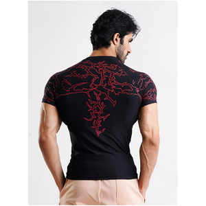 Camiseta Deportiva Ecológica con Logotipo Frontal, Ropa Deportiva de Poliéster Reciclado para Hombre, Secado Rápido, Ropa Deportiva Sostenible, Venta al Por Mayor - Product Image 2