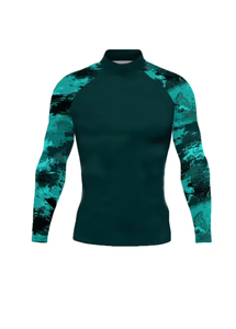Maillot de bain à manches longues pour homme, protection solaire UPF 50+, Performance Rash Guard - Product Image 3