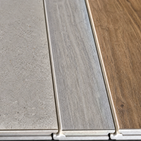 Wasserdichte Klebe-Vinylplatten zum Verlegen, selbstklebend, luxuriöse Vinylplanken, glatte Schnittkante, satiniertes LVT-Bodenbelag