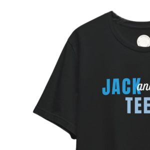 T-shirt graphique noir pour adolescents, en coton doux, col rond, manches courtes, vêtements décontractés pour tous les jours - Product Image 3