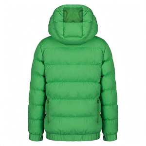 Top Selling Down Jackets Hooded Zipper Long Sleeve Unisex Bright Green Coats Casual Loose Cotton padded Puffer Jacket Apparel - Product Image 4