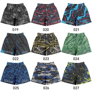 Custom Men's Sport Shorts Sublimation Print Breathable <b>Mesh</b> Elastic Waist Short Length With Logo Design - Product Image 2