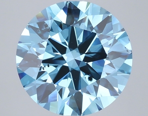 Diamante Cultivado en Laboratorio de Corte Redondo de 5.27ct, Azul Intenso SI2, Certificado IGI, Diamante Suelto CVD al por Mayor para la Fabricación de Joyas - Product Image 1