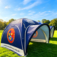 Tente d'araignée gonflable extérieure Gazebo géant imperméable Doom Air pour des tentes promotionnelles de structure de publicité d'événements massifs
